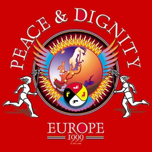 Logo - Peace & Dignity - Friedenslauf 1999
